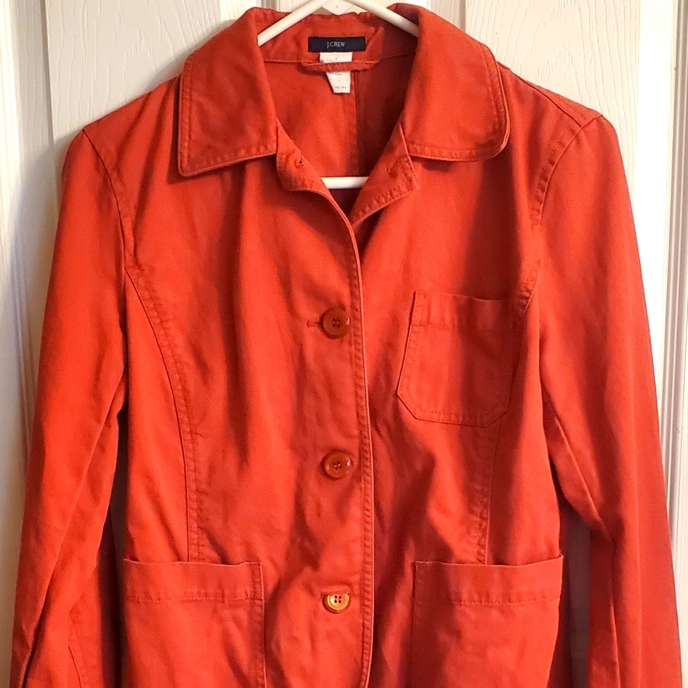 Women's J Crew blazer. Size small. Salmon color.